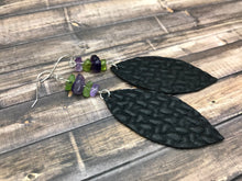 Load image into Gallery viewer, Handmade Boho Earrings with Amethyst and Peridot
