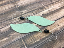 Load image into Gallery viewer, Handmade Beaded Earrings with Leather
