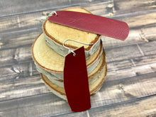 Load image into Gallery viewer, Boho Leather Bar  Earrings
