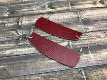 Load image into Gallery viewer, Red Wine Bar Earrings
