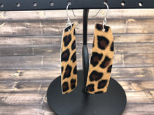 Load image into Gallery viewer, Unique Handmade Print Leather Earrings
