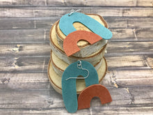 Load image into Gallery viewer, Handmade Color Block Arch Earrings
