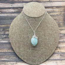 Cargar imagen en el visor de la galería, Handmade Amazonite Pendant and Sterling Silver Chain
