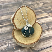 Load image into Gallery viewer, Gemstone Pendant Necklace - Apatite - G Squared Designs
