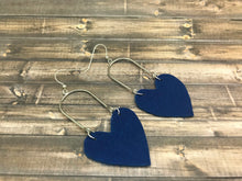 Cargar imagen en el visor de la galería, Blue Heart Earrings for Women
